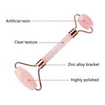 피부 홈케어 얼굴 리프팅 마사지 기구 기계 페이셜 구아샤 롤러 플라스틱 더블 헤드 구아슈 스크레이퍼 스파 침술 과샤 보드 스킨 케어 도구 뷰티 헬스 미용 관리, Resin Guasha Roller
