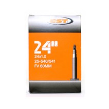 타보자고 24인치 자전거 튜브 24x1.00 FV60 (25-540) 하이브리드 로드자전거 휠체어