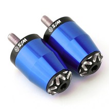 SYM 혼다 sym maxsym 400i 600i max 400 600 모든 년 783939 22mm 오토바이 cnc 액세서리 핸들 바 그립 핸들 바 엔드 커버, 푸른, 1개