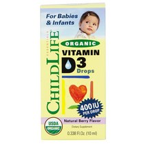 차일드라이프 어린이 비타민 D3 400IU 내추럴 베리, 10ml, 2개
