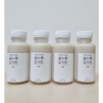 [국내산 유기농쌀 100%] 찐공방 쌀누룩요거트 210ml 6개 / 무설탕 비건 아침대용, 인절미(국산)