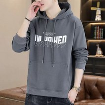 남자 후드 긴팔 티셔츠 봄 후드 맨투맨 남판 트렌드 캐주얼 코디 남성 프리미엄 순면 프린팅 긴팔 티셔츠 멋진 무지 오버핏 빅사이즈 심플한 맨투맨 남성