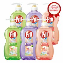헨켈 [퍼실 300mlx2개 증정] 주방세제 프릴 베이킹소다/맑은 식초 750ml 6개, 레몬2개+베리2개+허브2개