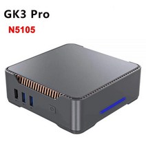 GK3V Pro 인텔 셀러론 N5105 윈도우즈 11 미니 PC DDR4 8GB 256GB SSD WIFI BT4.2 1000M LAN 4K WIN11 게이머 데스크탑 컴퓨터, CHINA, Intel Celeron N5105 + EU, 8GB 512GB