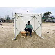 빙어낚시텐트 윈드스크린쉘터 바람막이 1인용쉘터, 블랙