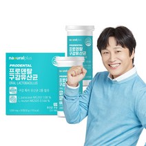 내츄럴플러스 차태현 프로덴탈 구강 유산균 2박스+자일리톨 무가당 캔디 1봉 / 칼슘 마그네슘 함유 구강유산균 336778