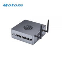Qotom-미니pc 펜티엄 G4500 G4560 팬 6 기가비트 랜 Q620G6 Q625G6 방화벽 마이크로 기기/미니 PC104984, Q625G6 G4560 WIFI, NO RAM NO SSD