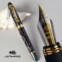 만년필선물의미 입문 쓰는법 각인 파우치 케이스 잉크 충전 iraurita 만년필 jinhao x450 dark green and gold 18 kgp 0.7mm broad 21, 14-그림 쇼로