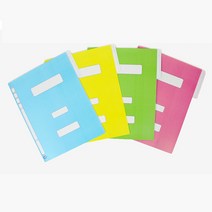 PP 칼라 정부화일 A4 10개 파일철 서류정리, 하늘