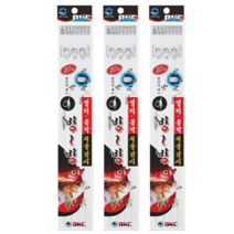 백경 줄꼬임 없는 열기 볼락 카드채비 3개세트, 3본