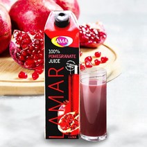 리카만 이집트산 무설탕 무방부제 석류즙 1000ml 12팩 세트 엘라그산 우롤리틴, 기본