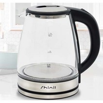 신일 무선 포트/내열 유리포트/가정용 무선 전기주전자/1.8리터 커피포트/SEP-UG18KP