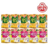 예이니종합물류 오뚜기 황도 백도 각5개씩세트(400g*10개)과일파인애플복숭아, 10개