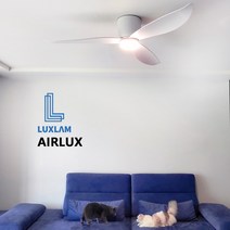 AIRLUX 실링팬 에어룩스 52인치 BLDC 저소음 모터 저전력 천장형 선풍기, 화이트