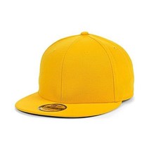 뉴에라 블랭크 커스텀 9FIFTY 스냅백 캡 모자 - 옐로우