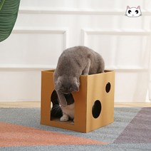 고양이 숨숨집 스크래쳐 숨숨큐브 은신처 하우스 박스