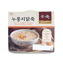 본죽 누룽지닭죽 즉석용기컵 270g x 3개, 상세페이지 참조