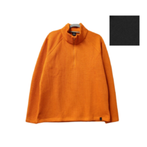 코오롱스포츠 동절 여성 니트페이스 반집업 다크오렌지 스웨터 멜란지 긴팔 티셔츠 JKTBW20242DOR