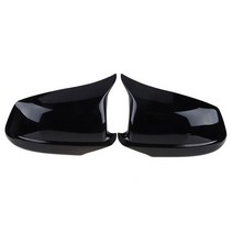 자동차 외장 부품 백미러 캡 윙 사이드 미러 커버 bmw 5 시리즈 f10 f11 f18 pre-lci 2010-2013 performance car accessories에, 글로시 블랙