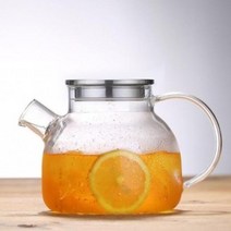 IJD639181Well 바이 스텐덮개 유리 주전자(1L) 내열유리 티포트