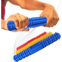 손가락 고장력 그립 손힘 여자용 약한 재활공 손 악력기 물리 치료용 플렉스 테니스 엘보 바 강도 팔뚝 트위스트 엑서사이즈 골퍼 재활 건염 통증, 빨간색15lb