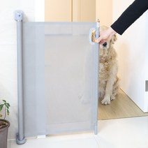 HK.sell 반자동 롤링 메쉬 가림막 안전문 폭 180cm, 그레이