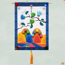 아동 미술 활동 전통 그림 아트콘 족자 만들기 4인 기념관 추석 외국인체험 도서관 방과후
