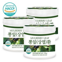 푸른들판 국내산 뽕잎환 haccp 인증 휴대용환통 사은품 증정, 170g, 3통