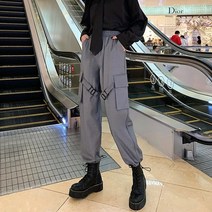 메이커 다이렉트 #하이웨이스트키조거슬랙스BF조ins슬림캐주얼9부카고바지녀