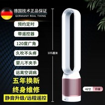 12V 캠핑용 차량용무시동새로운 42 인치 가정용 블레이드리스 팬 공기 정화 회전 110V/220v 음소거 원격, 02 220V gold_04 UK