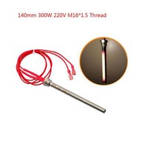 화목난로 부품 350w 220v lgniter 뜨거운 막대 나무 펠릿 가열 튜브 벽난로, CHINA, 140x10mm