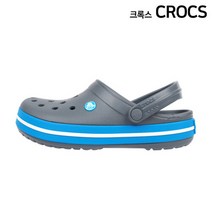 크록스 크록밴드 클로그 성인 샌들 차콜 11016-07W