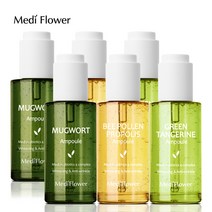 [KT알파쇼핑][1+1]메디플라워 대용량 유산균 앰플 50ml 3종 (사철쑥/청귤/비폴렌), 유산균 청귤 앰플 50ml+비폴렌 앰플 50ml