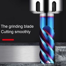 앤드밀 엔드밀 4 플루트 HRC65 카바이드 4mm 5mm 6mm 8mm 10mm 텅스텐 스틸 나노 코팅 공구 CNC 153111, 8X24X8X60