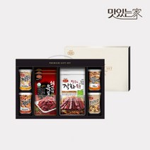 [1/17 24시까지 설전배송] 맛있는 [머거본] 선물세트 육포혼합형 605g, 없음