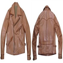 남자 남성 가죽 라이더 트러커 자켓 점퍼 반값 아기 말 펠 이탈리아 야채 무두질 원색