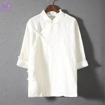 셀럽당 남자생활한복 개량한복 상의 FDGARTFEAYHTUKJ 여름 리넨 반팔 F00614