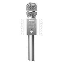 뉴마인 와이어리스 블루투스 듀얼 스피커 마이크, MC10 (Silver)