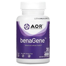 Advanced Orthomolecular Research AOR (어드밴스드 올쏘몰레큘러 Advanced Orthomolecular Research AOR BenaGene 3, 5개