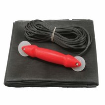 Make-2-Fit P 7515 방충망 수리 키트 롤러 포함 창문 또는 파티오 도어 교체 91.4cm x 213.4cm(36인치 84인치)의 숯 섬유 유리 직물 및 블랙 스플, 48 x 84 Screen FabricPrime-L