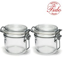 보르미올리 피도 유리 밀폐용기 화이트, 2개입, 200ml
