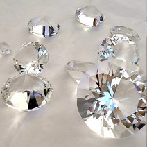 쇼파뒤 카페 인테리어 가게오픈 개업 결혼 선물 노호혼 재물복 30-80mm AB 다채로운 K9 크리스탈 다이아몬드 문진 장식 레인보우 메이커 프리즘 유리 웨딩 홈 데스크탑, [05] 80mm, [02] 1Pc Clear