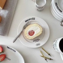 레터링 그릇 파리 프렌치 빈티지접시, A형 - 프렌치레터링