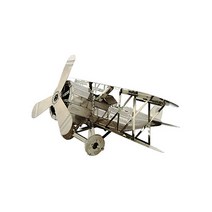 METAL WORKS Z-MODEL METAL IN KOREA 3D 메탈 퍼즐모음, 1개, (MK실버)복엽기