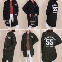 사입자mall J828 뉴욕 알렉스 야상 간절기 롱 여성점퍼