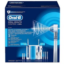 오랄비 전동칫솔과 옥시제트 프로 2000 워터픽 물치실 Oral-B Oral Care Center PRO 2000 Electric, 1