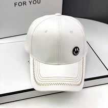 사은품+ 캡모자 SMILE 볼캡 야구모자 남성 여성 공용 긴챙 모자5020