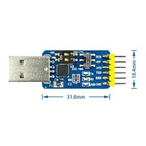 CP202 6INONE 다기능 USB TO RS485 RS232 TTL 3V3/5V 직렬 포트 모듈 컨버터 지원 WIN XP/7/8/0 MAC ANDROI, 한개옵션0
