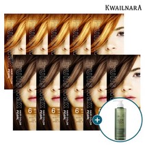 진주펄 염색약 스페셜 10개세트+알로에클렌징폼 500ml, 짙은갈색6호 5개, 금빛황갈색9호 5개