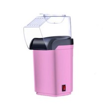뻥튀기기계 팝콘기계 DIY 팝콘 기계 1200W 전원 한 버튼 작업 아니 첨가제 옥수수를 부어 3 분 안에 안전한 봉사에 팝 옥수수, Pink popcorn_EU